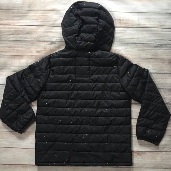 Gap Girls Primaloft Puffer Jacket Black with Stars Size Small - Picture 6 of 7